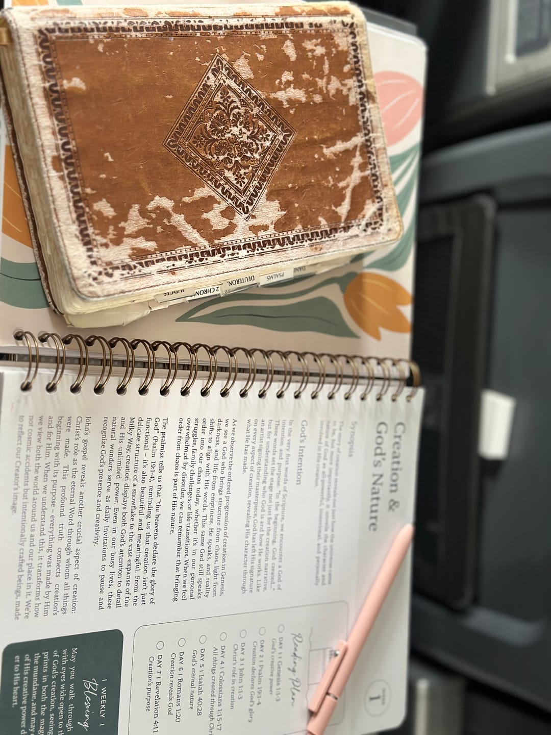 Customer photo review of The Bible In A Year: A 52-Week Journey Through God's Word