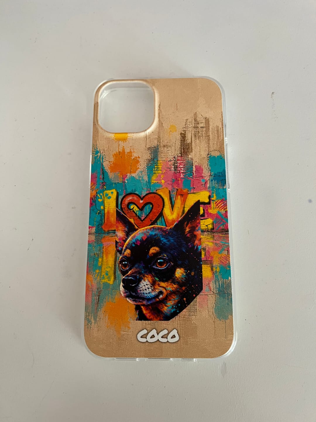 Customer photo review of Personalisierte Handyhülle - Streetart