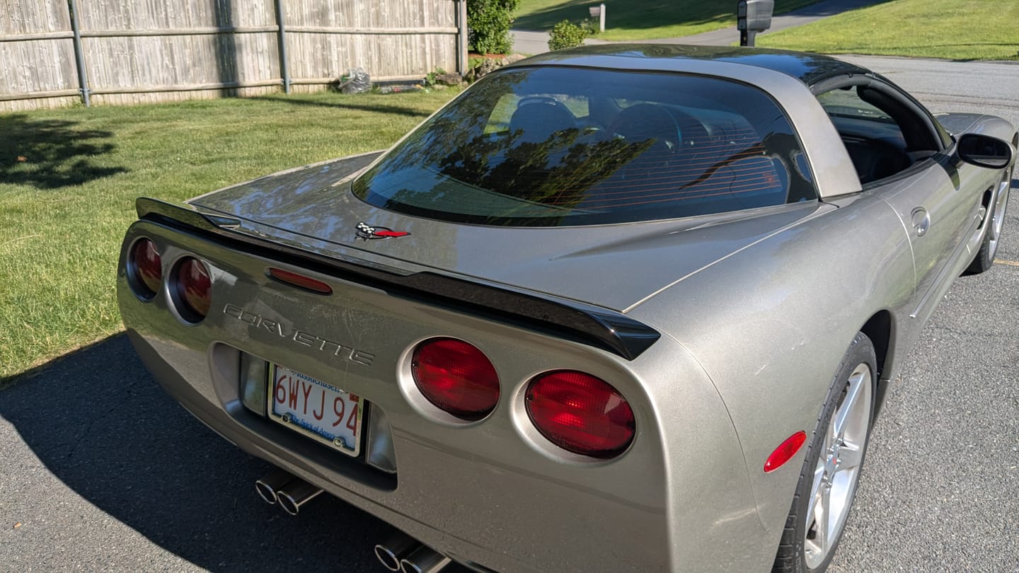 Customer photo review of Corvette C5 ZR1 Extended Rear Trunk Spoiler