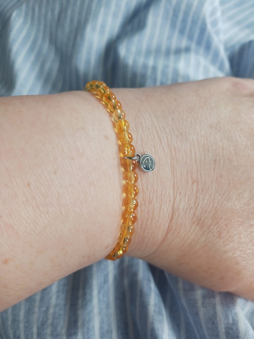 Customer photo review of Citrine Bracelet Mini
