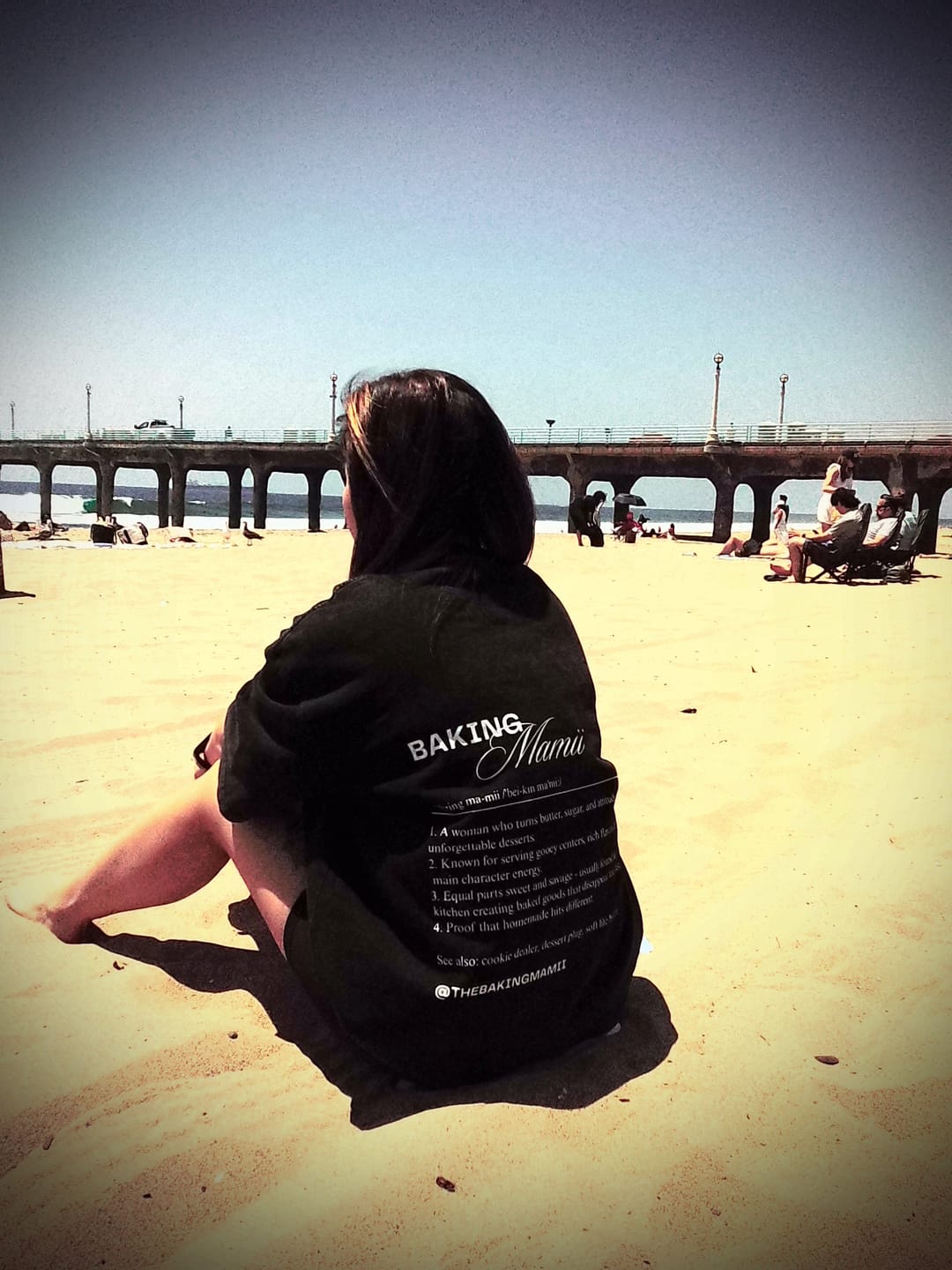 Customer photo review of Custom Acid Wash Baggy T-Shirt