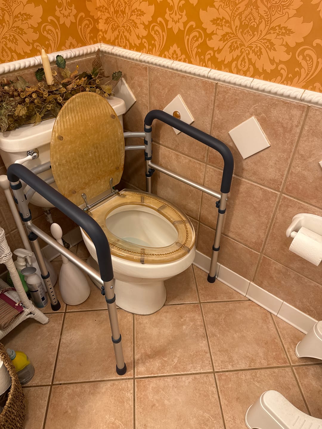 Customer photo review of Toilet Safety Rail (350lb)