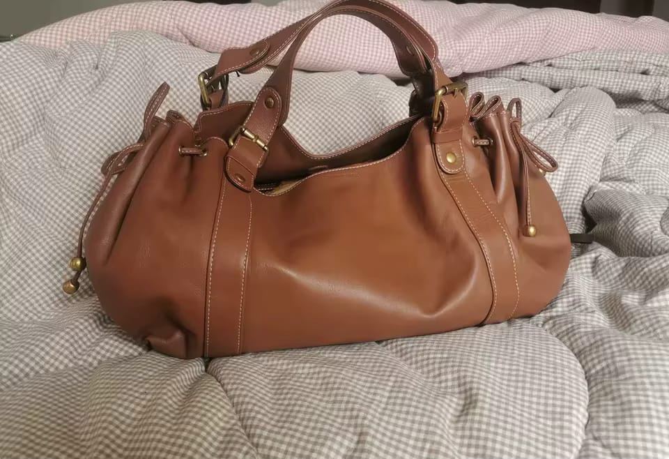 Customer photo review of NWAE - Sac à Main en Cuir Large