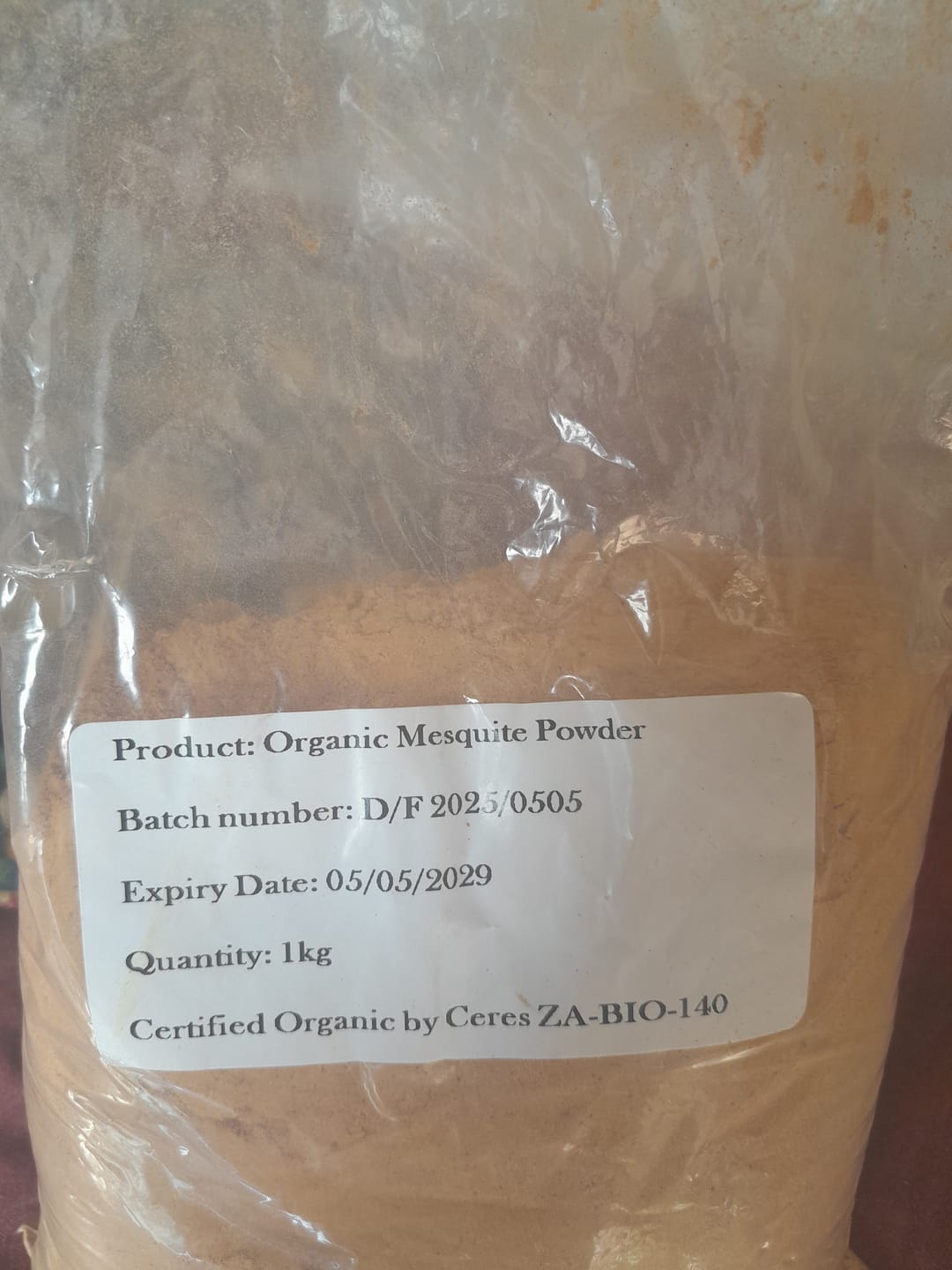Customer photo review of Mesquite Powder