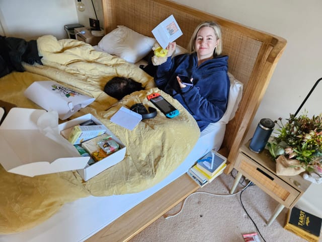 Customer photo review of Get Well Hamper