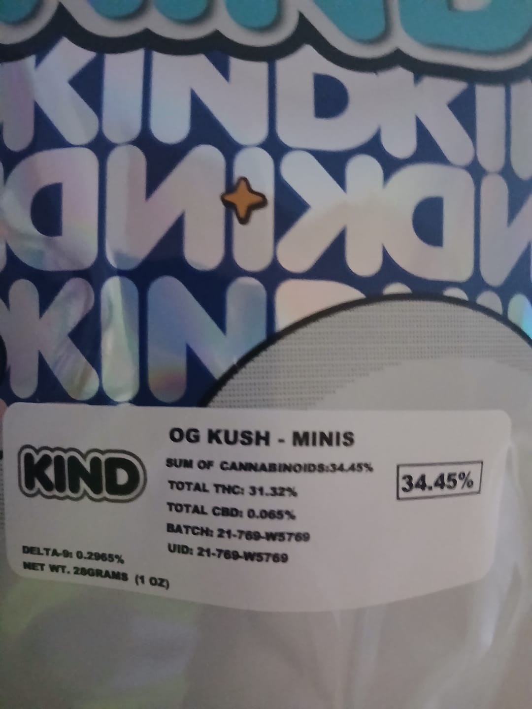 Customer photo review of OG Kush - Minis - 28 Grams - Indica