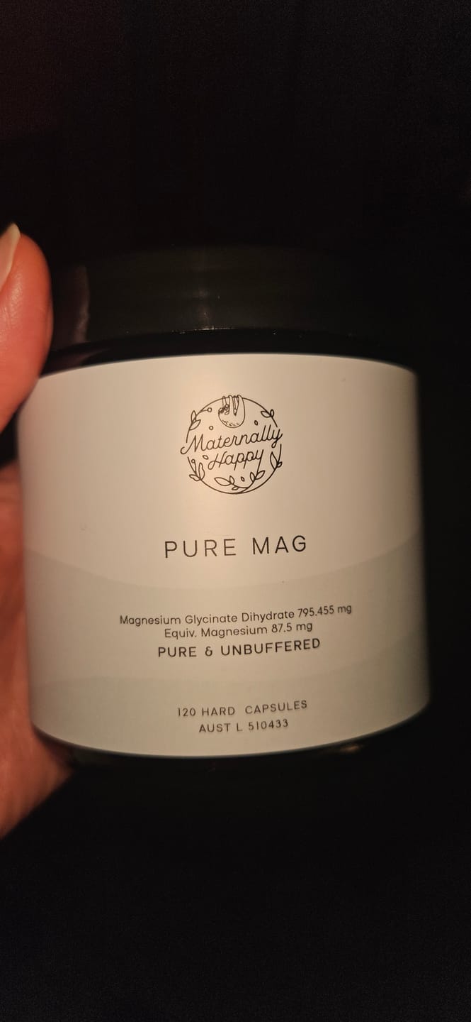 Customer photo review of Pure Mag | Unbuffered Magnesium Glycinate