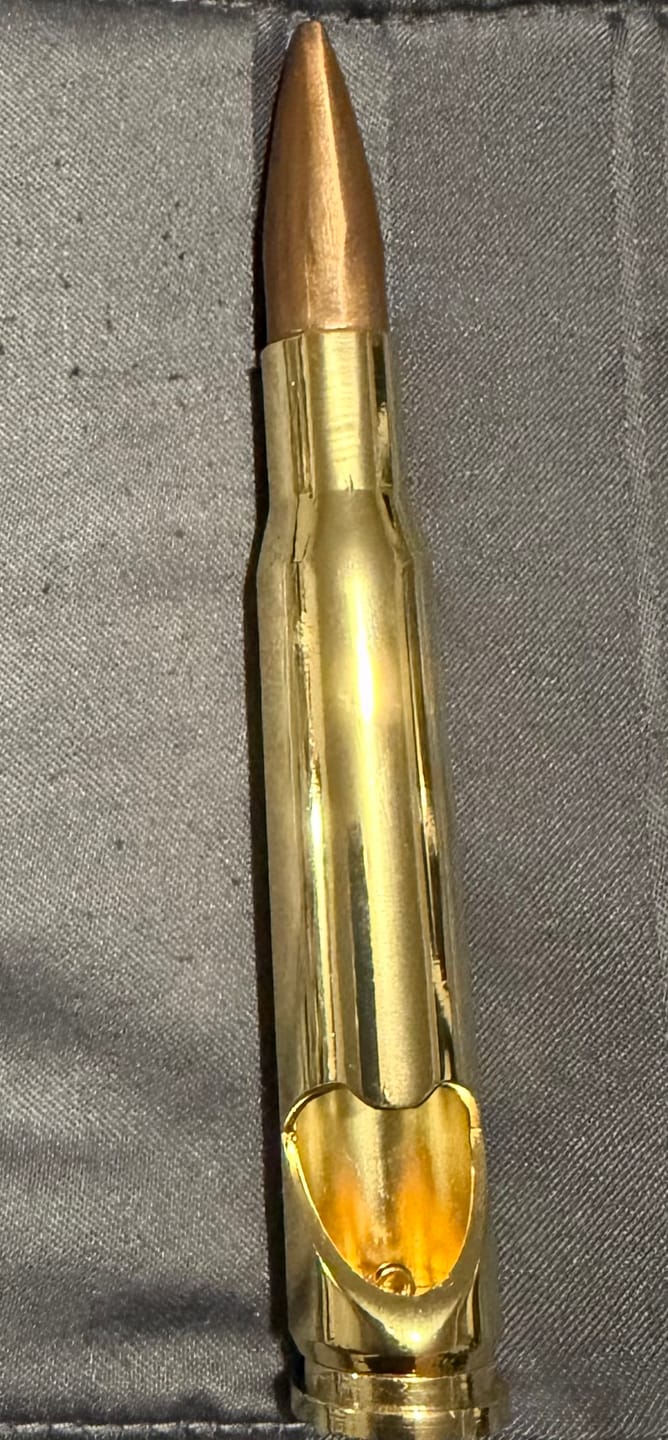 Customer photo review of .50 Cal Bullet Bottle Opener