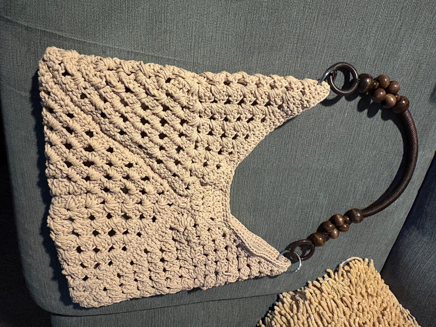Customer photo review of Sunny Holiday shoulder bag crochet kit