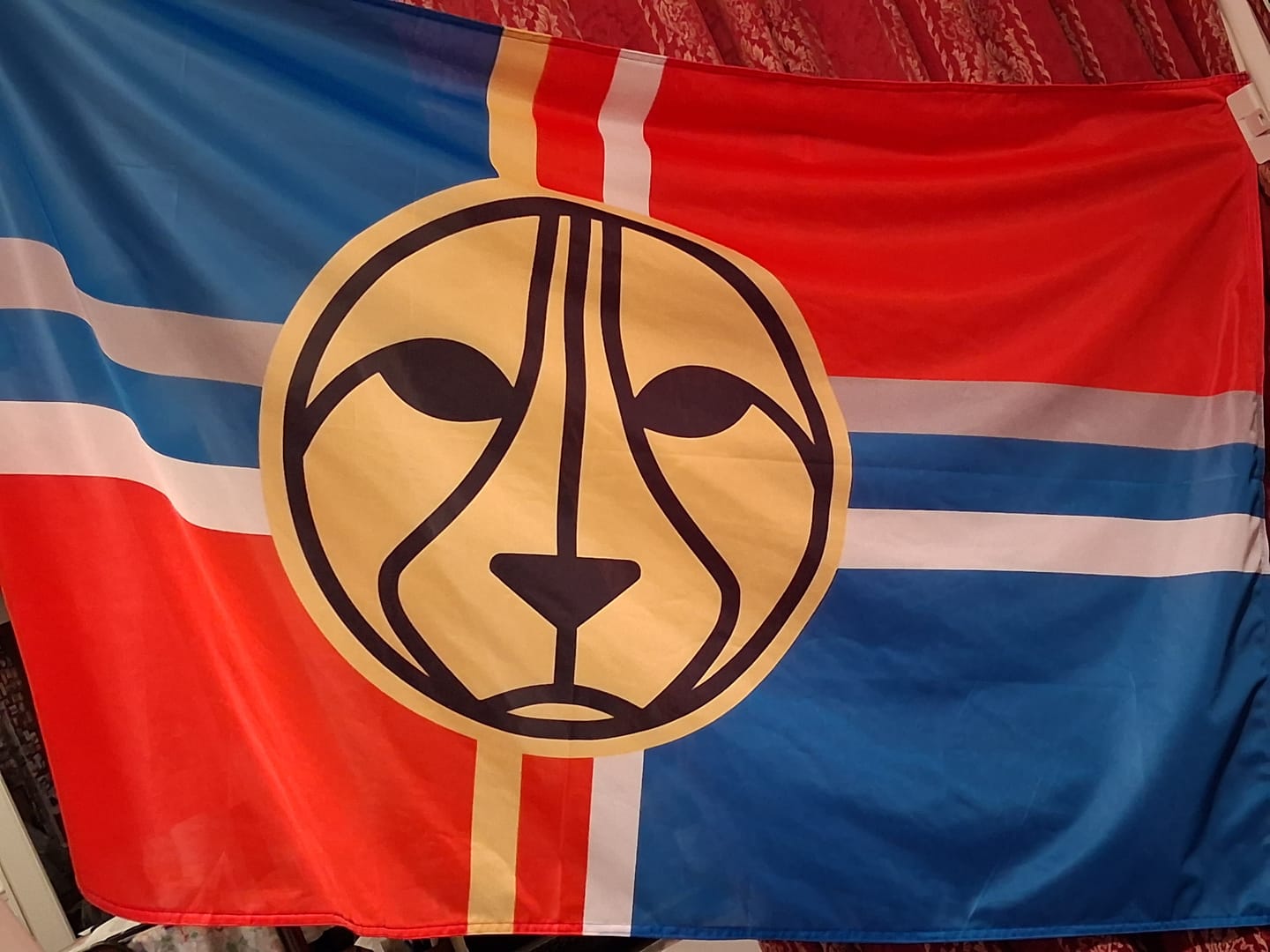 Customer photo review of Personalised Standard Flag