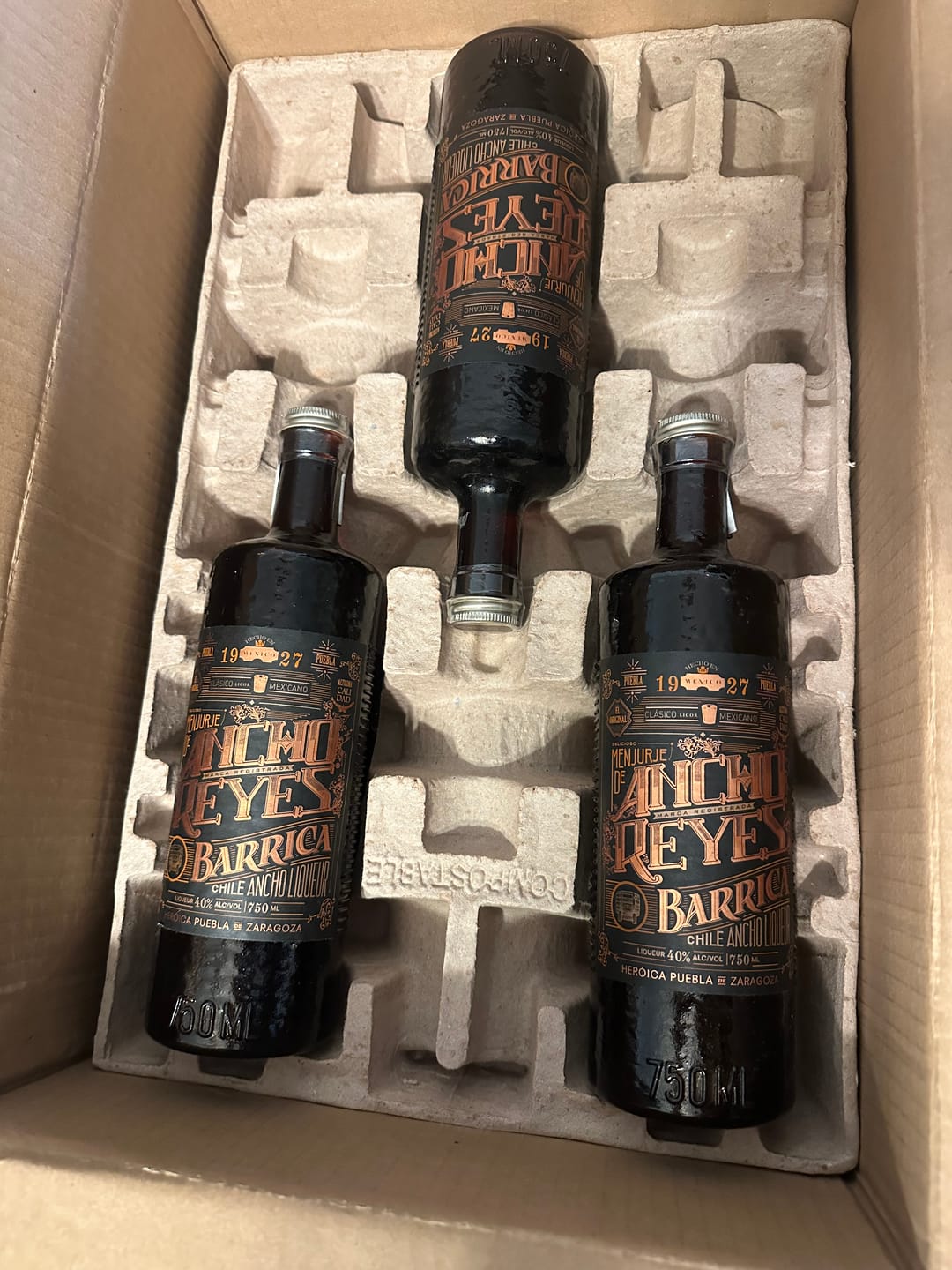 Customer photo review of Ancho Reyes Barrica Licor De Chile Ancho 80