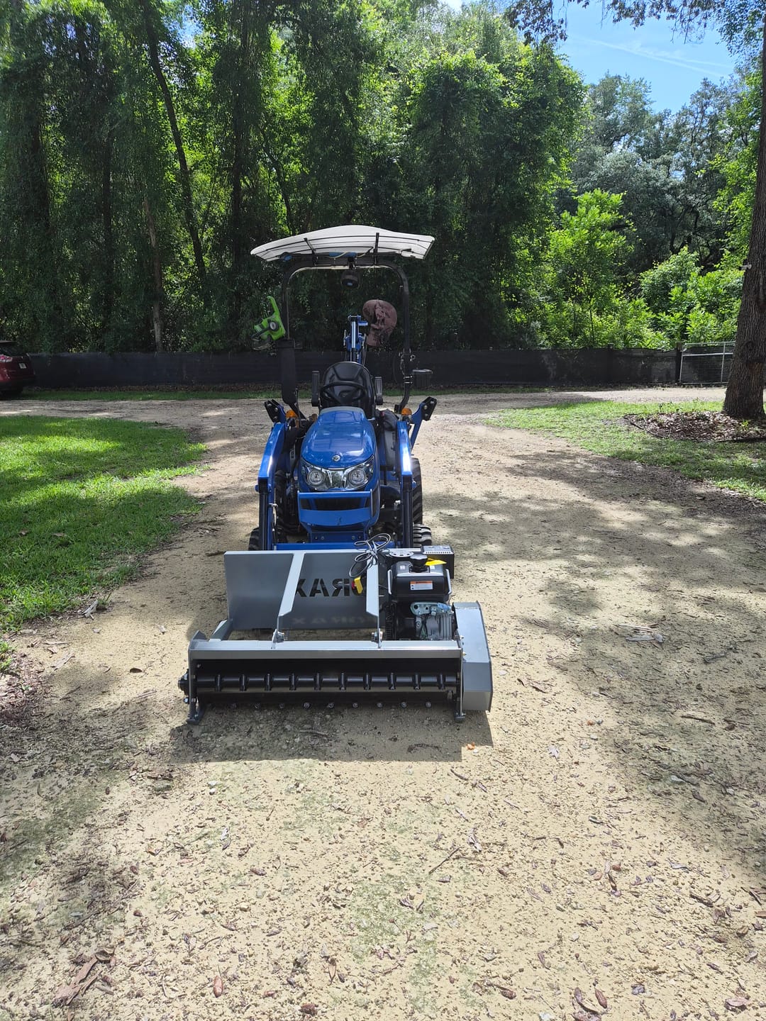 Customer photo review of Forax Gas Powered Mulcher | Model GP40 | 40" Cutting Width | 14HP Kohler | For Tractors