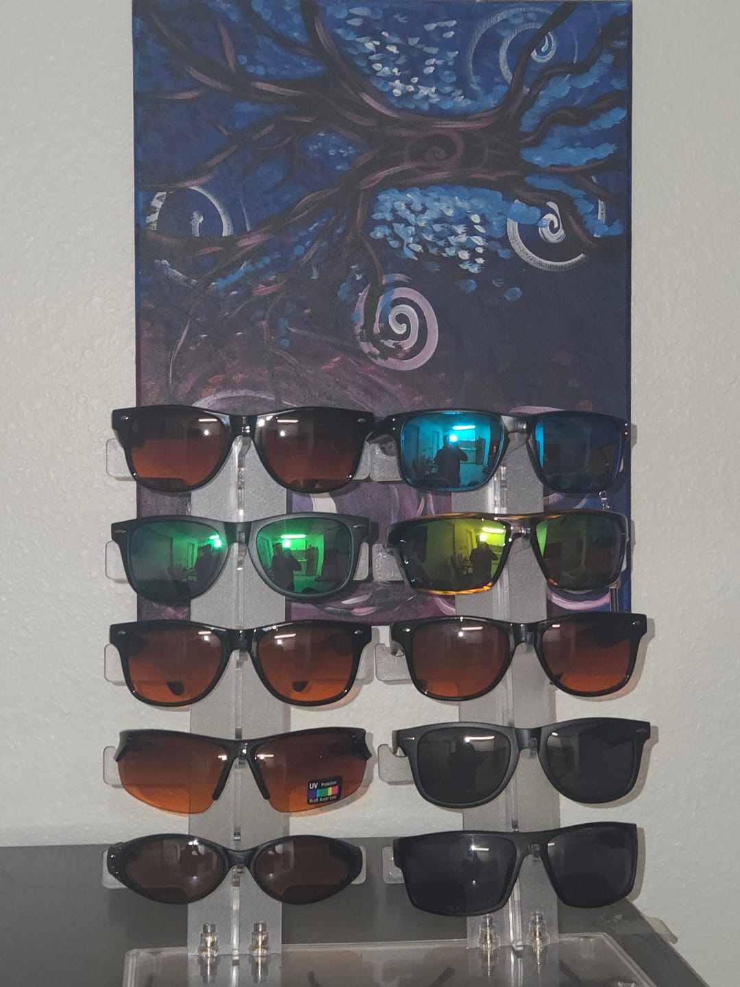 Customer photo review of 80Eighty® Polarized Sunglasses - Blue Chrome