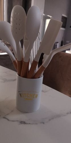Customer photo review of Silicone Utensils Set