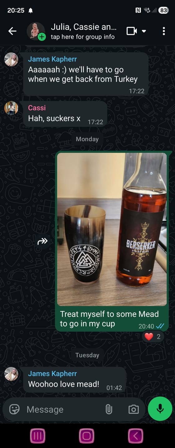 Customer photo review of NEW IN - Berserker Mead - With FREE horn