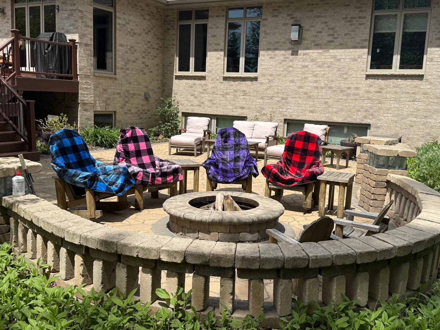 Customer photo review of The Chair Blanket
