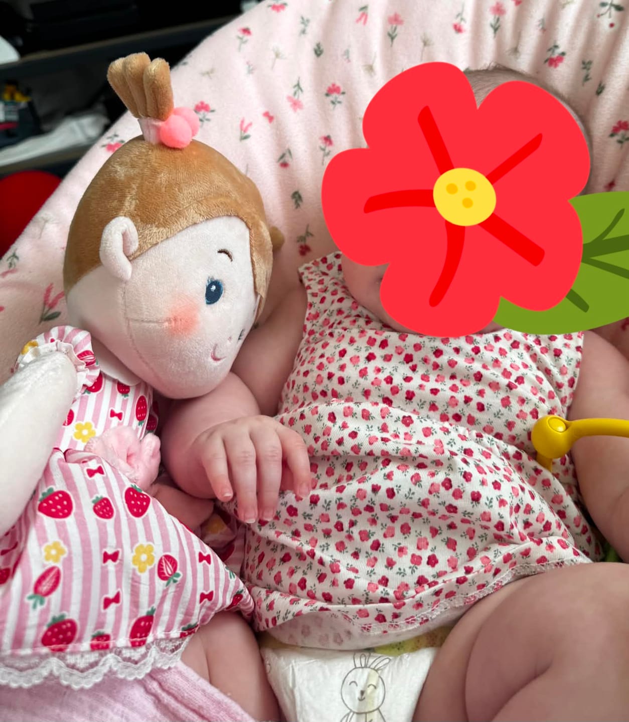 Customer photo review of Leyadoll Soft Plush Personalized Leya Doll, My First Baby Doll