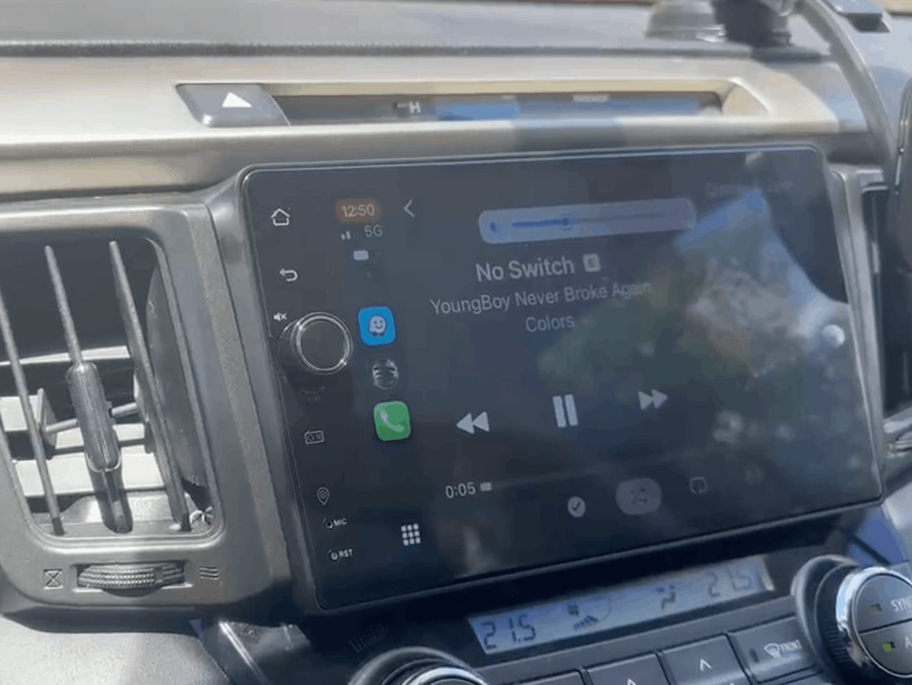 Customer photo review of Toyota Rav4 2013-2018 — Premium 9” CarPlay & Android Auto Head Unit