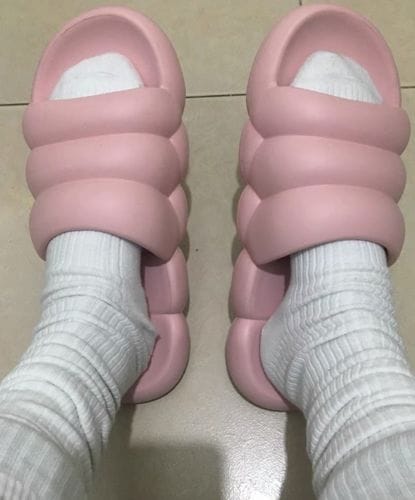 Customer photo review of Nordic Cloud Slides Sandals For Women