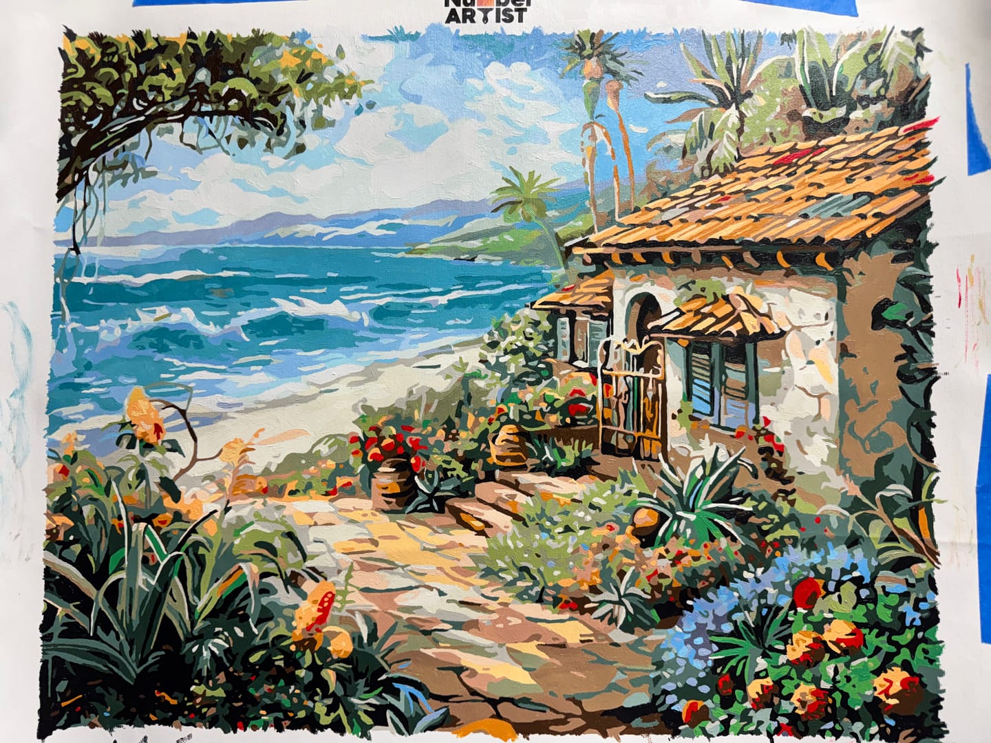 Customer photo review of Floral Seaside Cottage