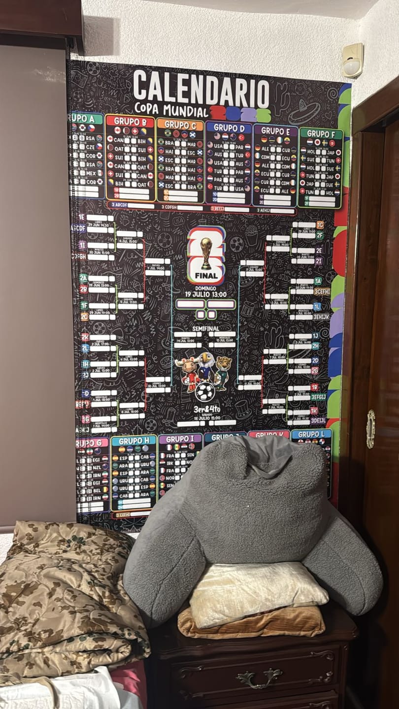 Customer photo review of Calendario Mundial 2026