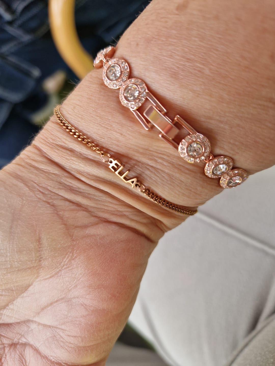 Customer photo review of Gepersonaliseerde armband met naam