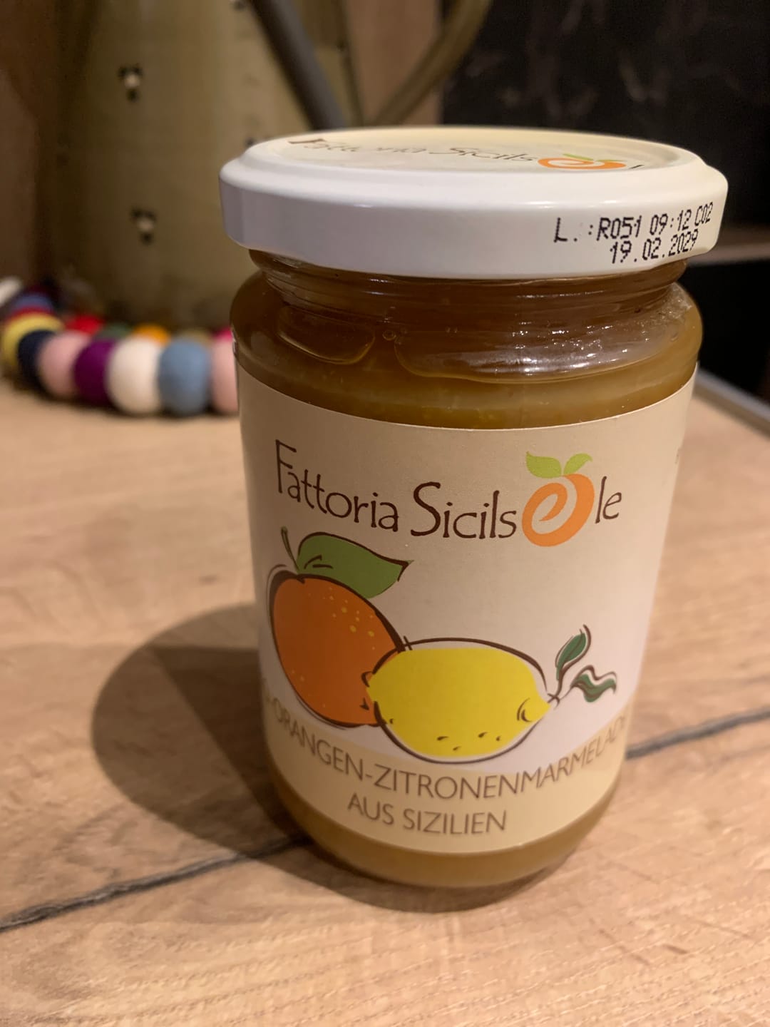 Customer photo review of Fattoria Sicilsole, Orangen - Zitronen Marmelade, 370 gr Glas