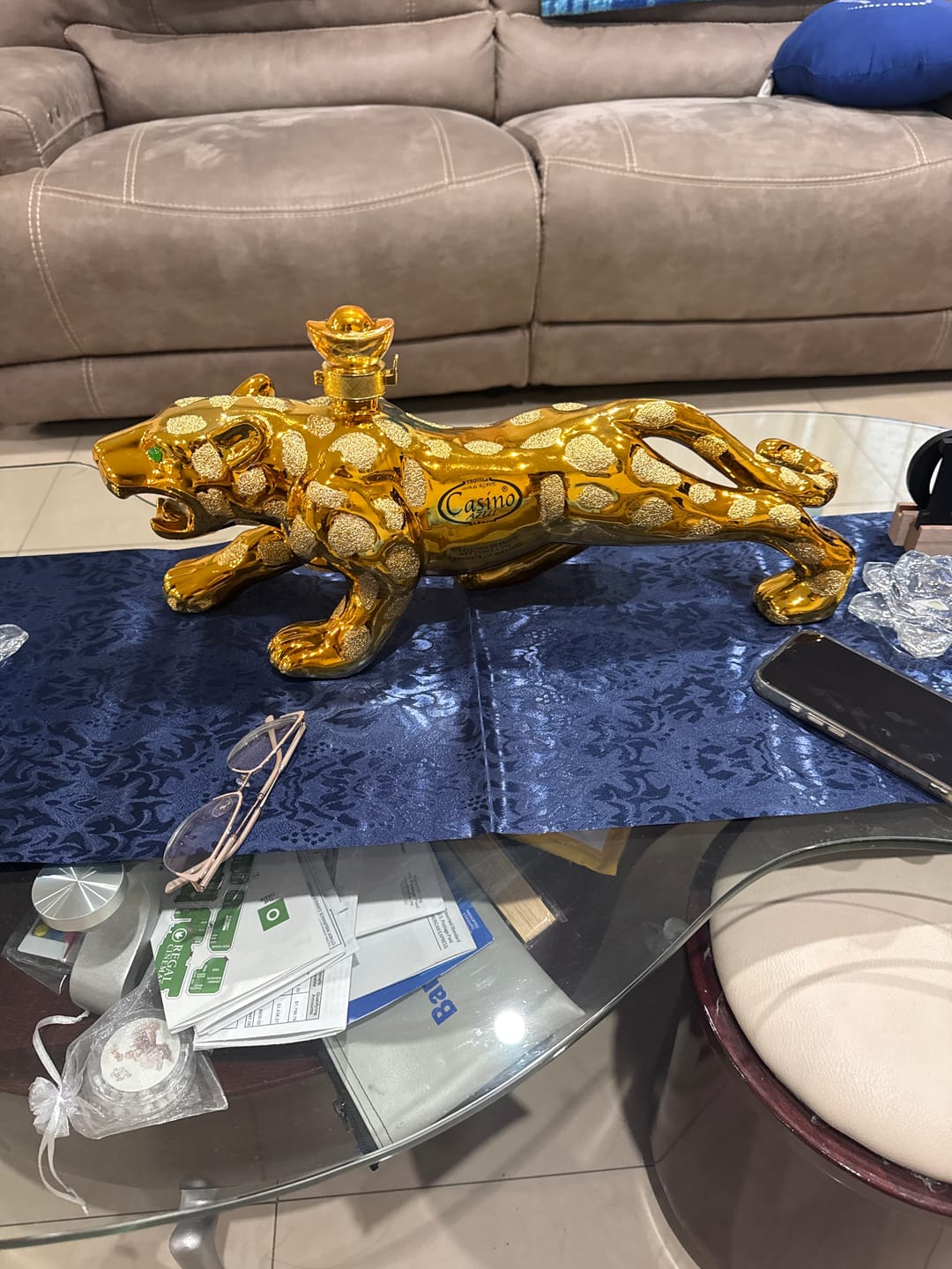 Customer photo review of Jaguar Gold Tequila Anejo 1.75L