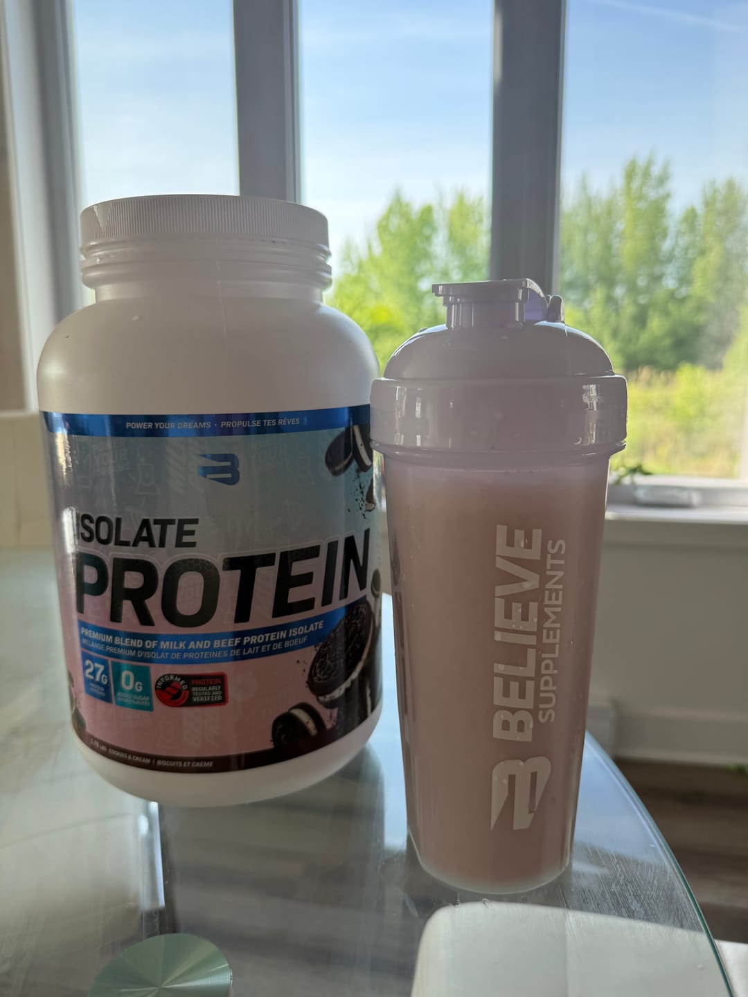 Customer photo review of Isolate Protein