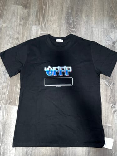 Customer photo review of Family Letter printed T-Shirt Black