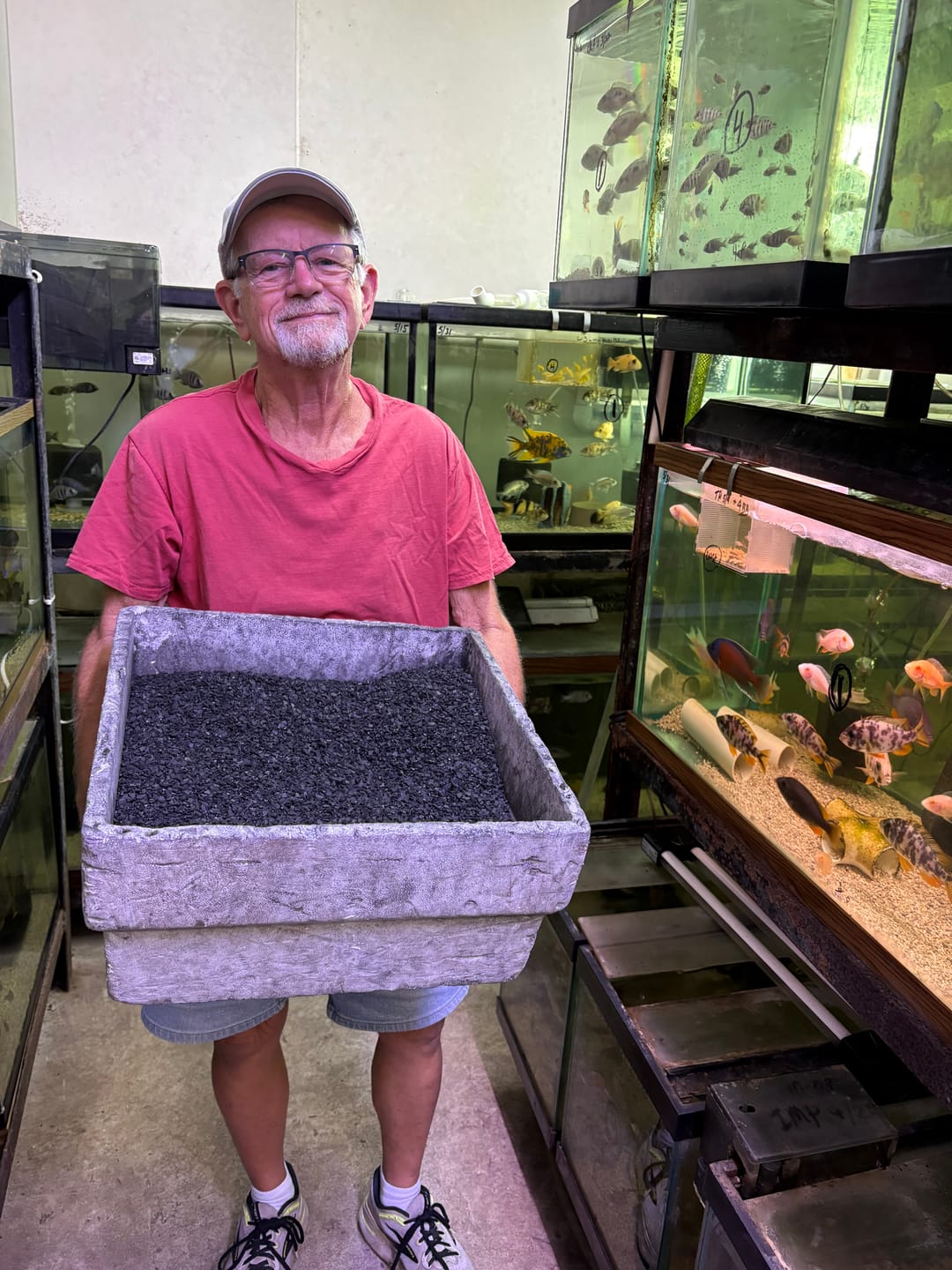 Customer photo review of IPW Industries Inc (002-55) 4x8 Mesh Coconut Carbon GAC 1 Cubic Foot Bag
