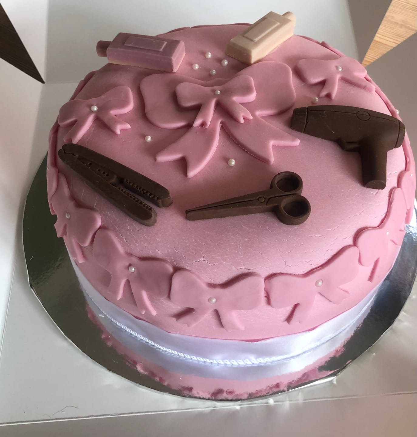 Customer photo review of Chocolate Hairdresser Set