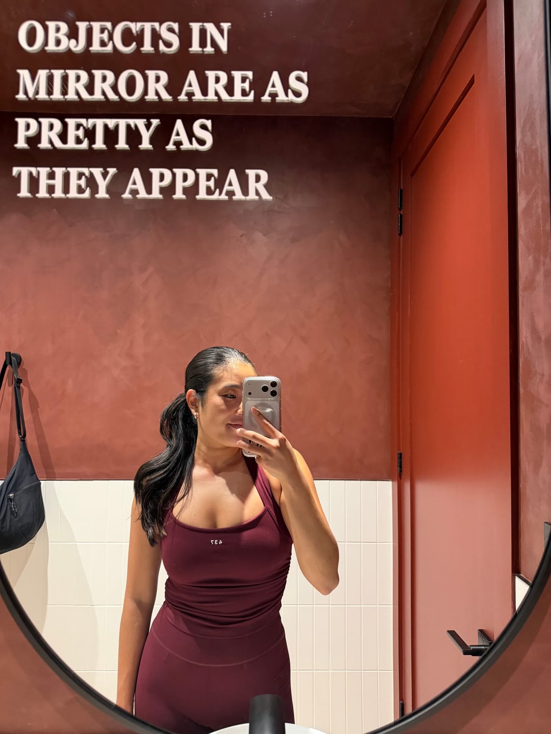 Customer photo review of The Sculpt Tank / Black-Cherry