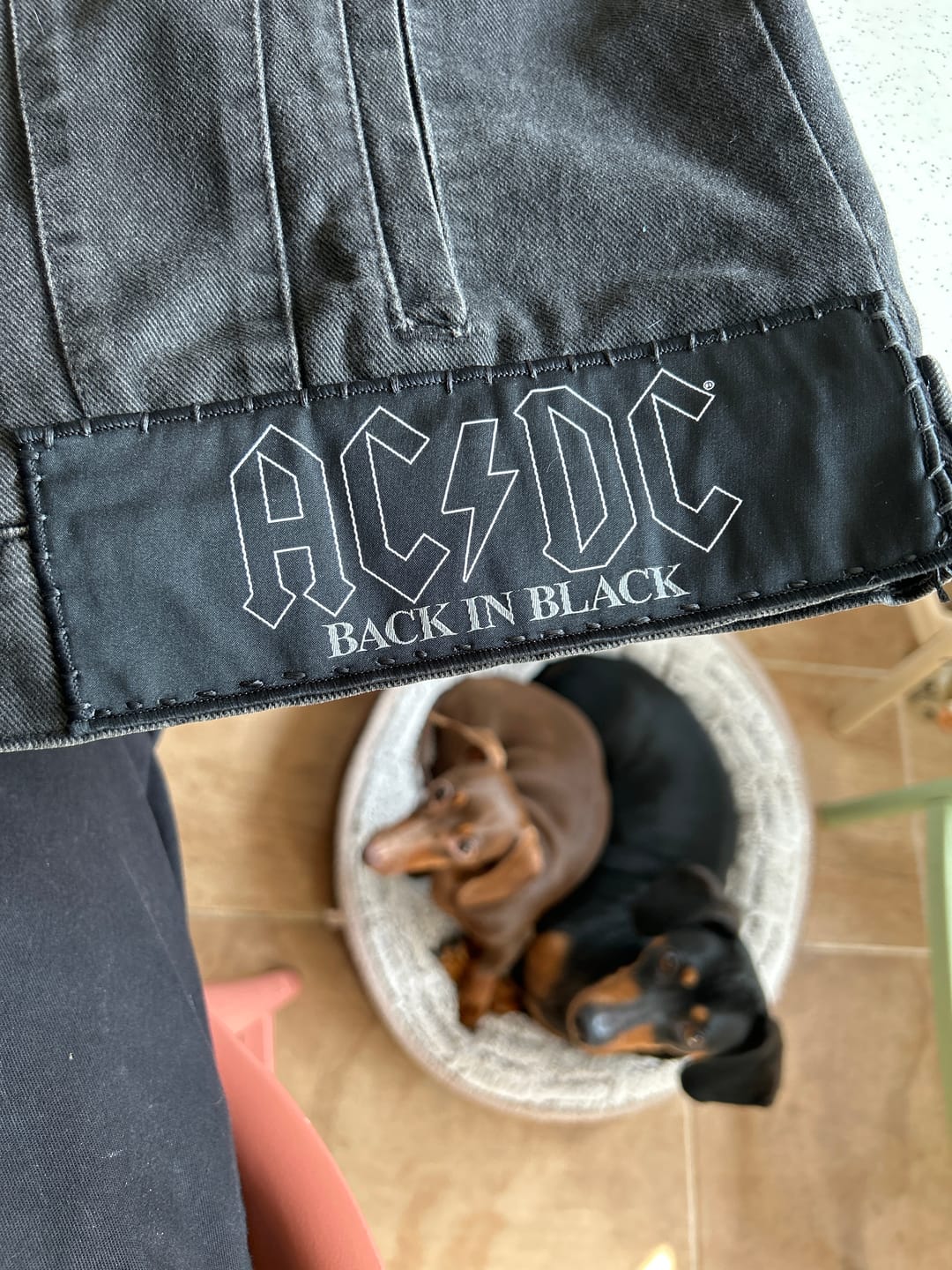 Customer photo review of AC/DC - Back In Black - Strip Patch