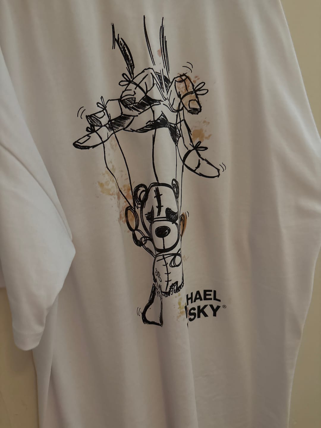 Customer photo review of Puppet Teddy T-Shirt