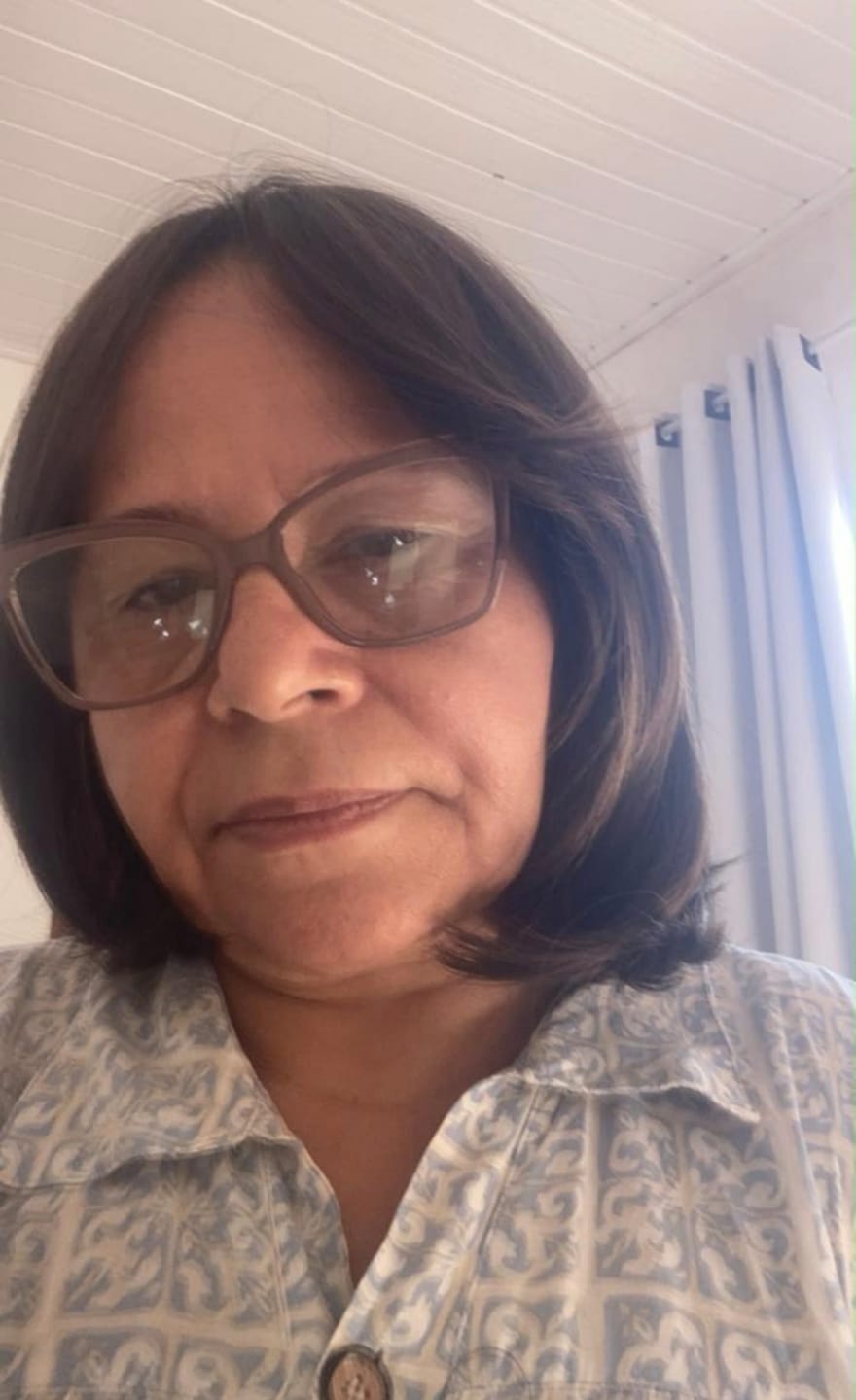 Customer photo review of Peruca Jovie Castanho 4A Franja