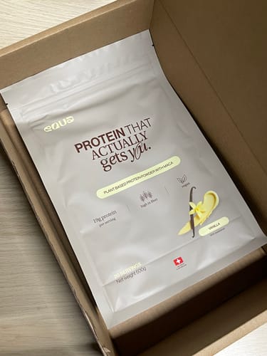 Customer photo review of Vanilės skonio proteino gėrimas