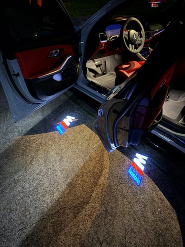 Customer photo review of BMW G SERIES DOOR LIGHTS