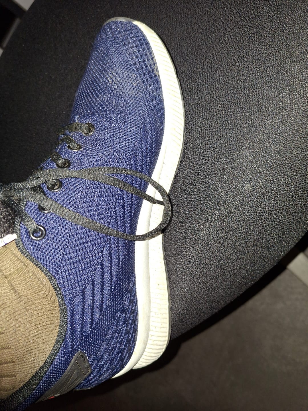 Customer photo review of ELEVATESHOES SPRINT “MIDNIGHT BLUE”