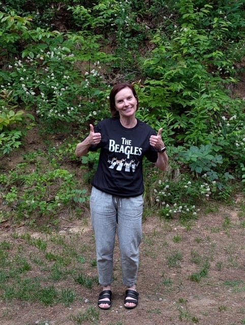 Customer photo review of The Beagles T-Shirt