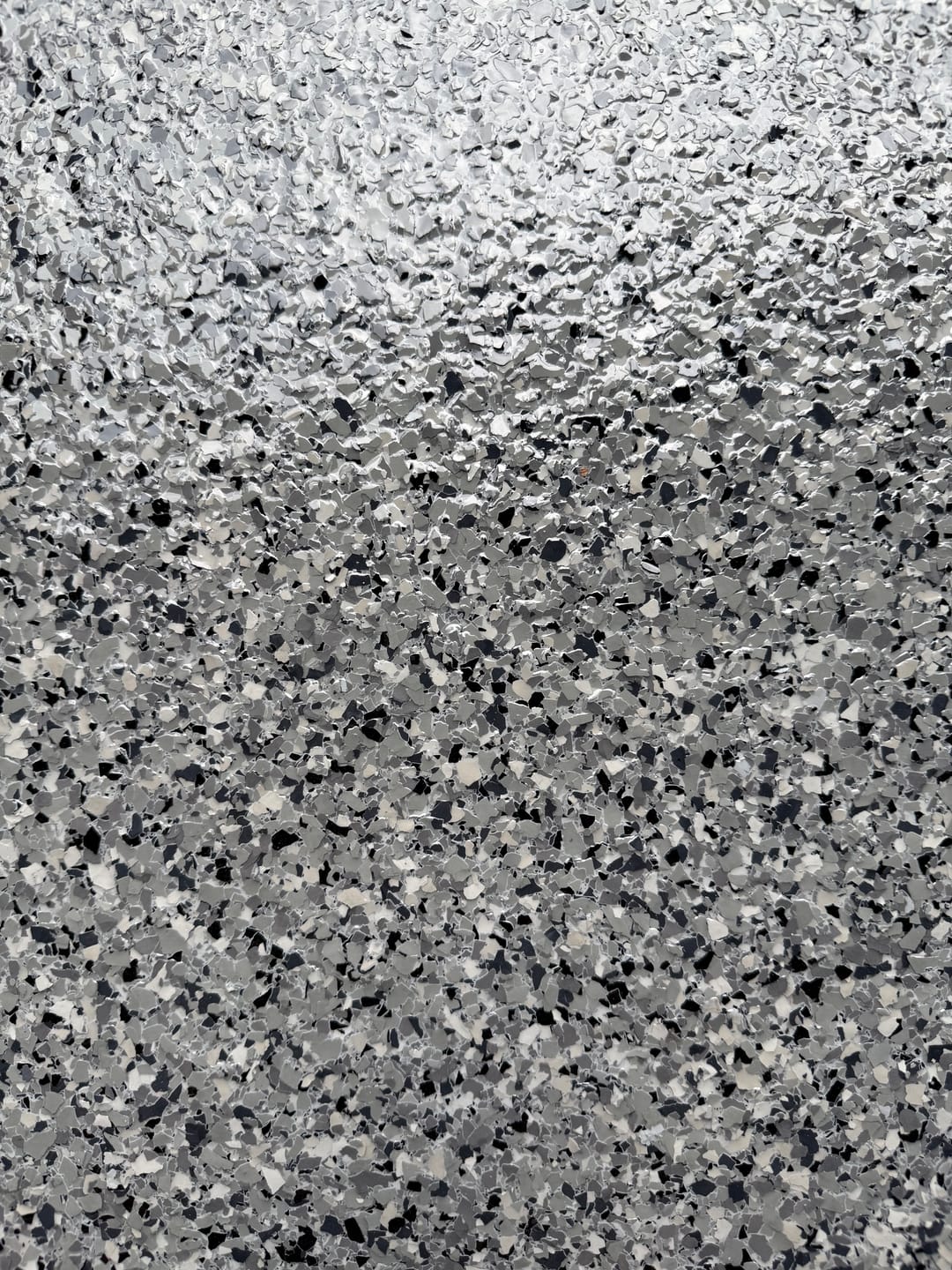 Customer photo review of Epoxy Floor Polymer Flakes - Torginol Collection