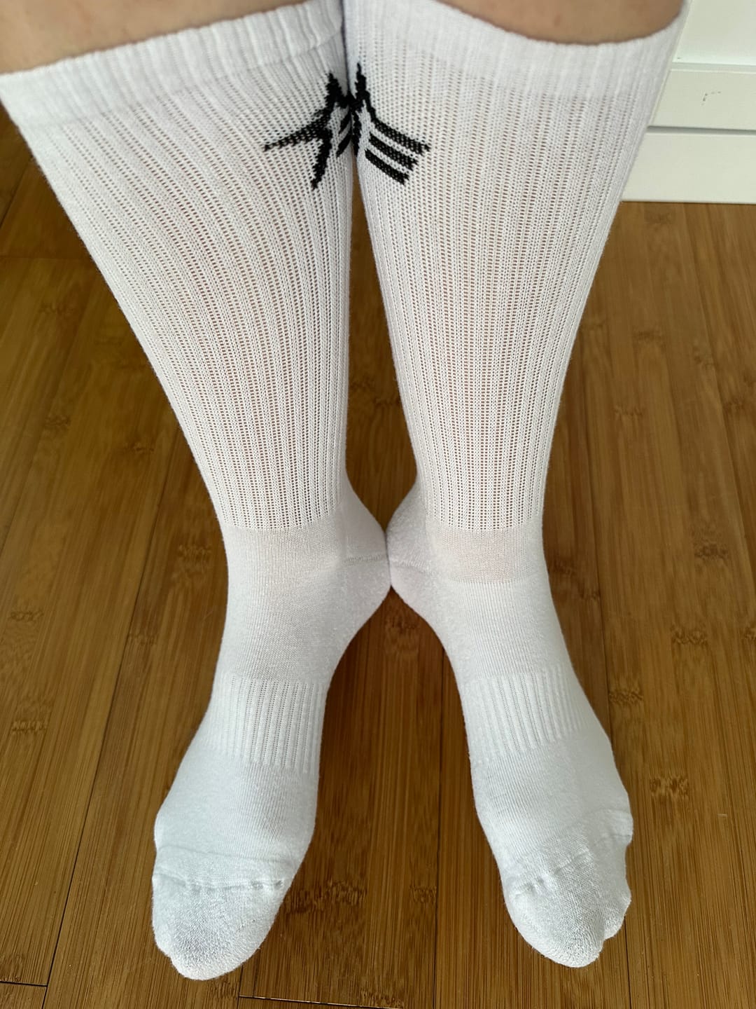 Customer photo review of Performance Socks - White
