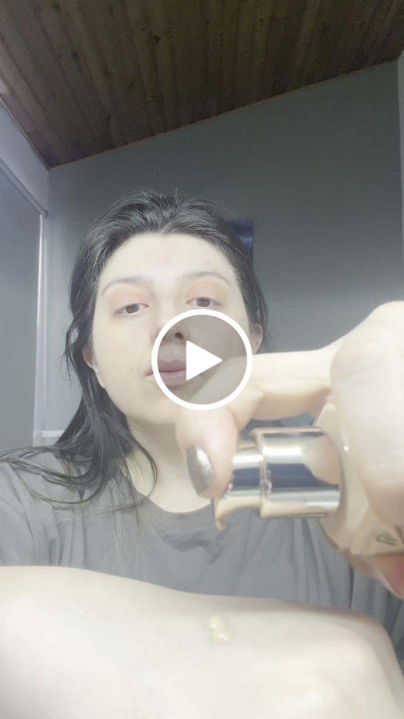 Customer video review of TINTA DE MAQUILLAJE | SERUM TINTED