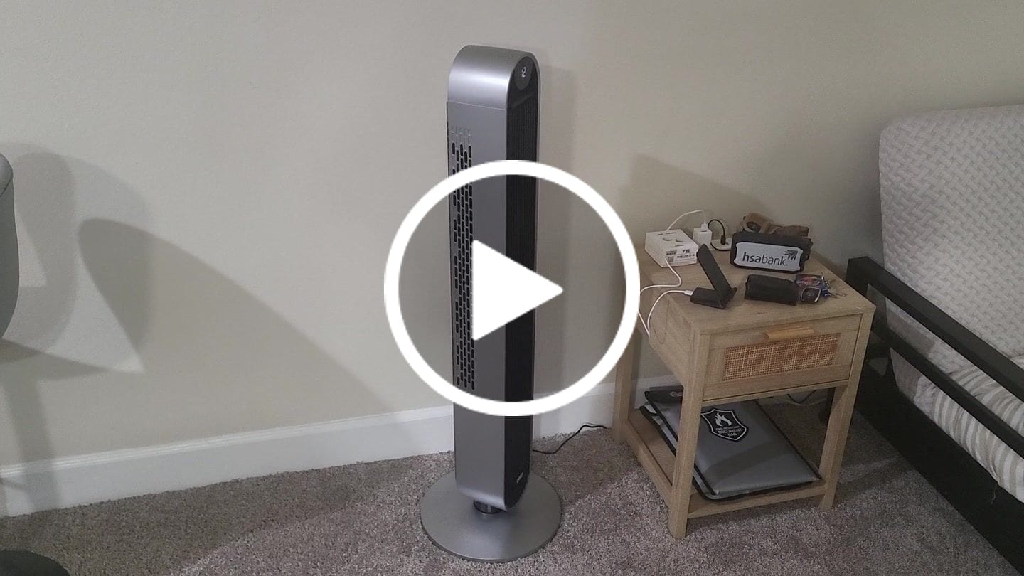 Customer video review of Smart Tower Fan Pilot Max S 714S