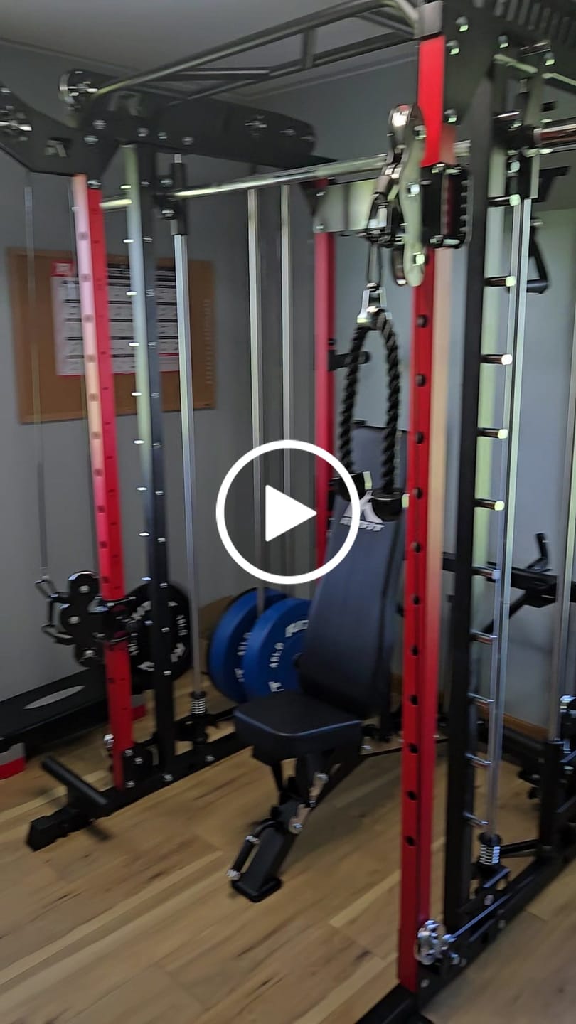 Customer video review of RitFit M1 PRO Smith Machine Home Gym Package Comprehensive All-In-One Workout System