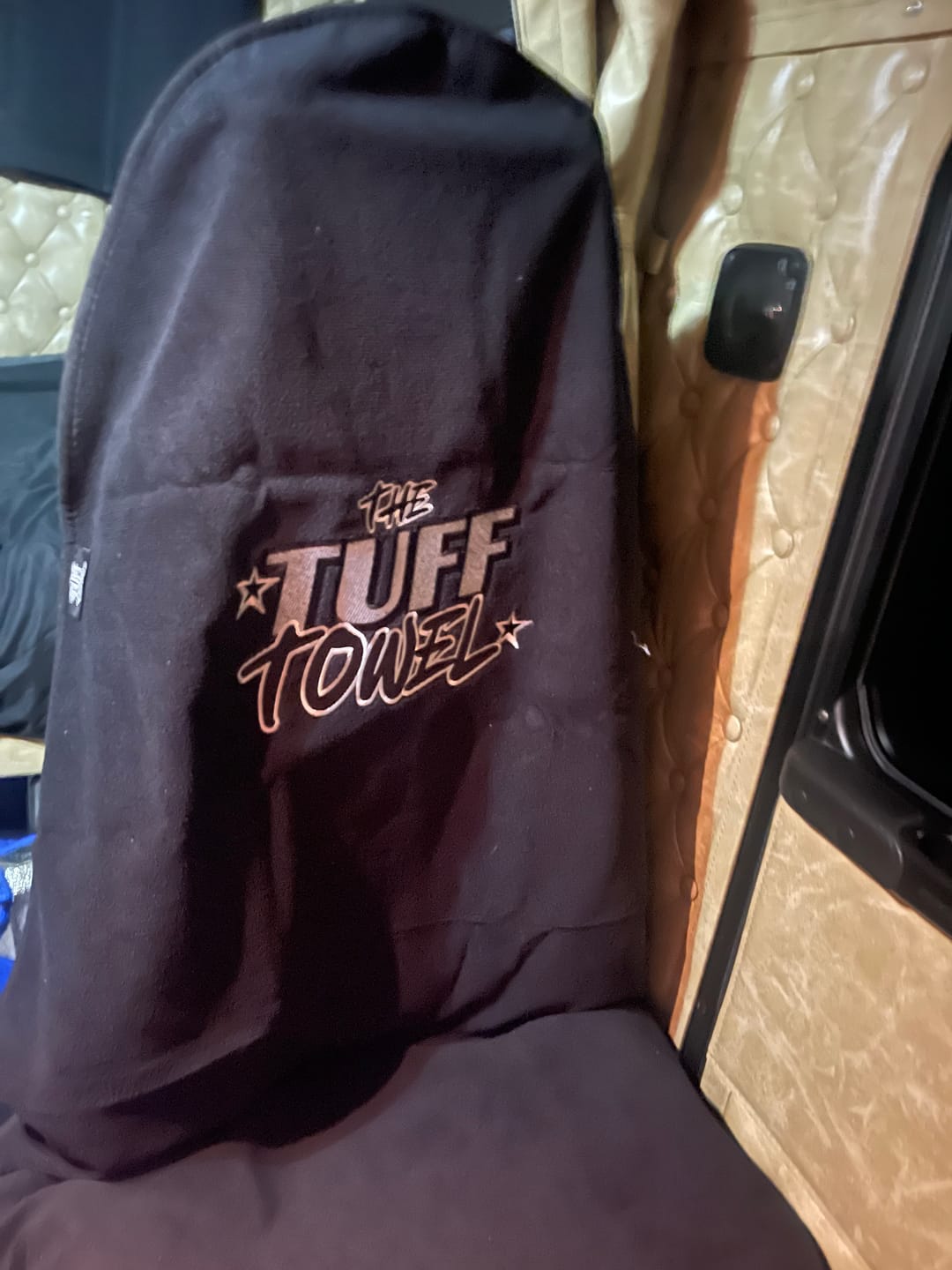 Customer photo review of Waterproof Car Towel Seat Cover - The OG