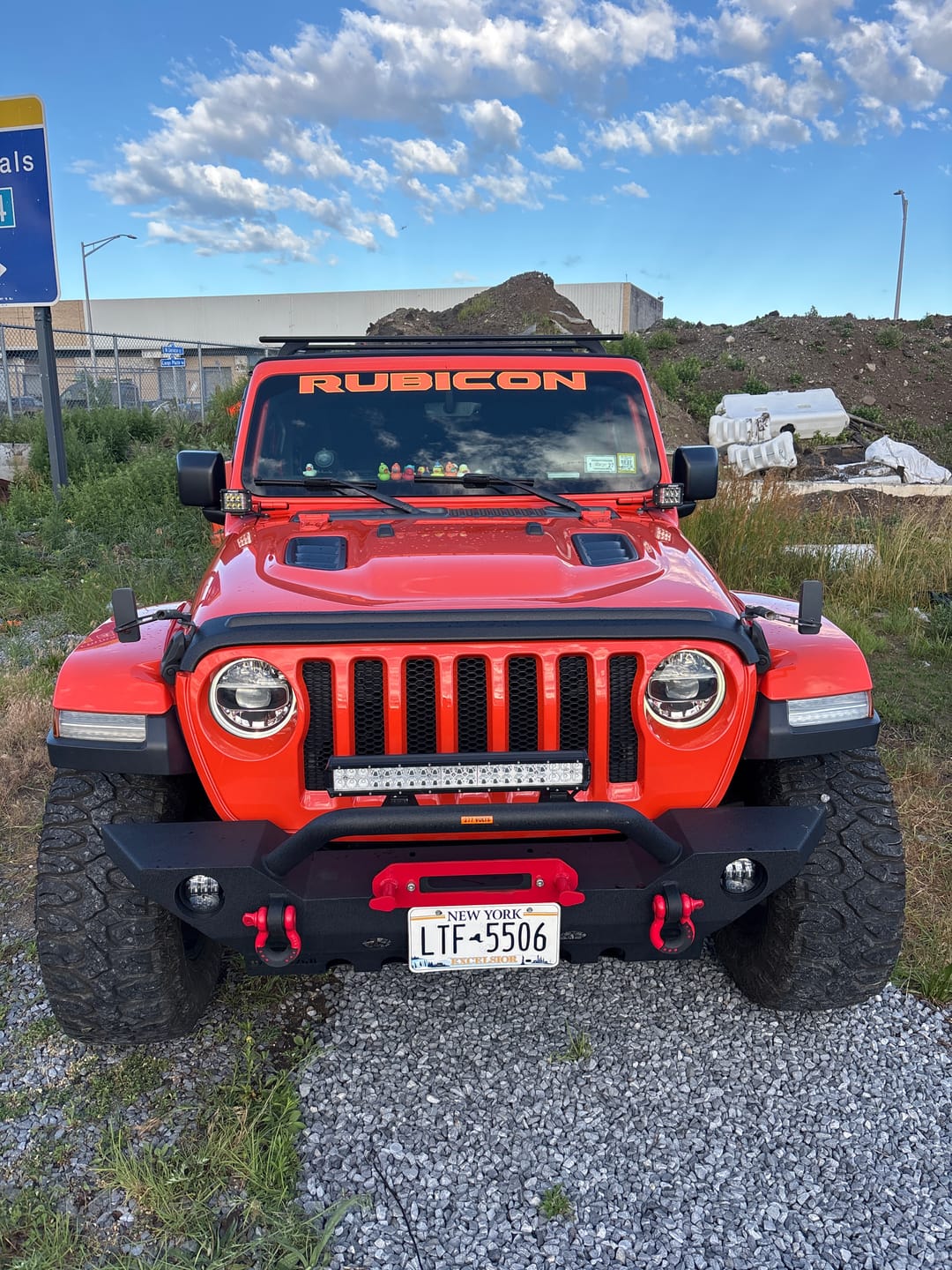 Customer photo review of Windshield Lettering