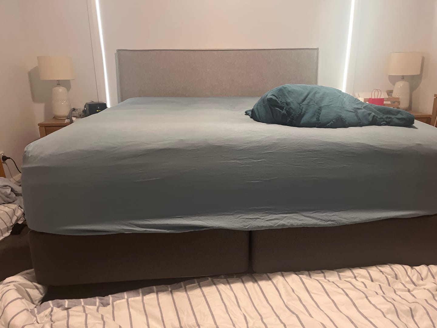 Customer photo review of Luxury Mattress Topper