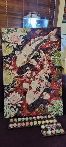 Customer photo review of Golden Lotus Koi