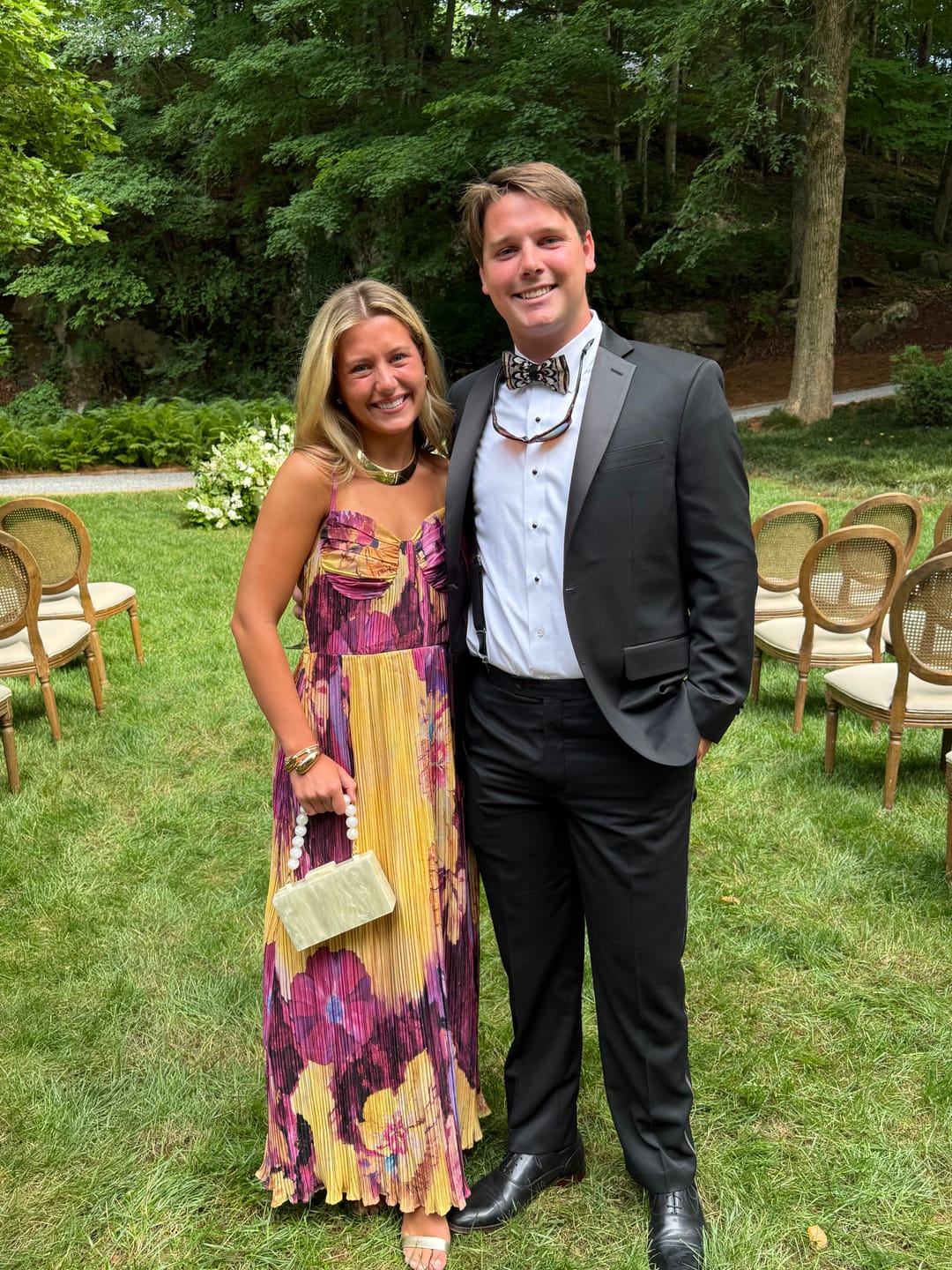 Customer photo review of The Remington - Feather Bow Tie